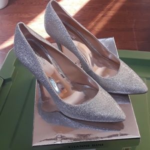 Gianni bini silver heels